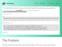 Tablet Screenshot of deckswap.com